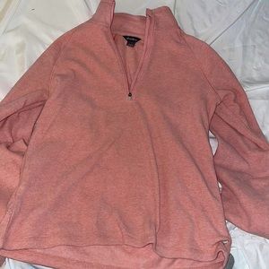 NWOT Eddie Bauer Womens Size Small Pink Fleece Quarter Zip